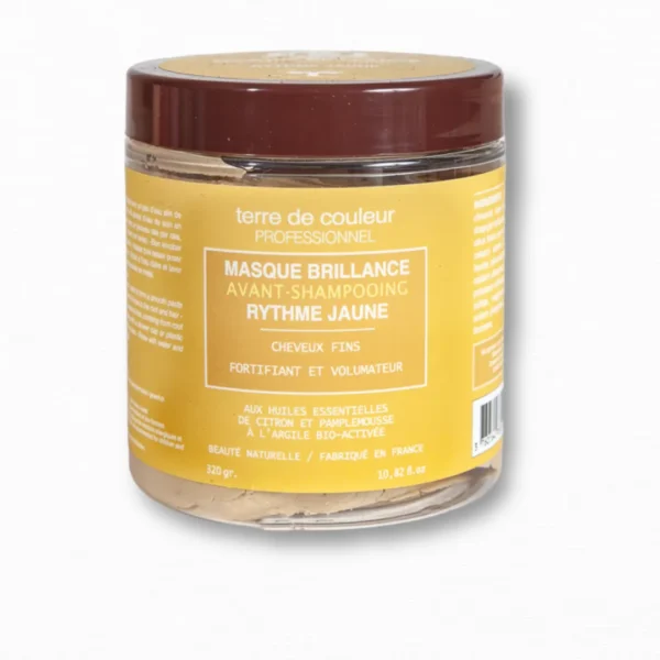 Masque Brillance Rythme Jaune – Image 2