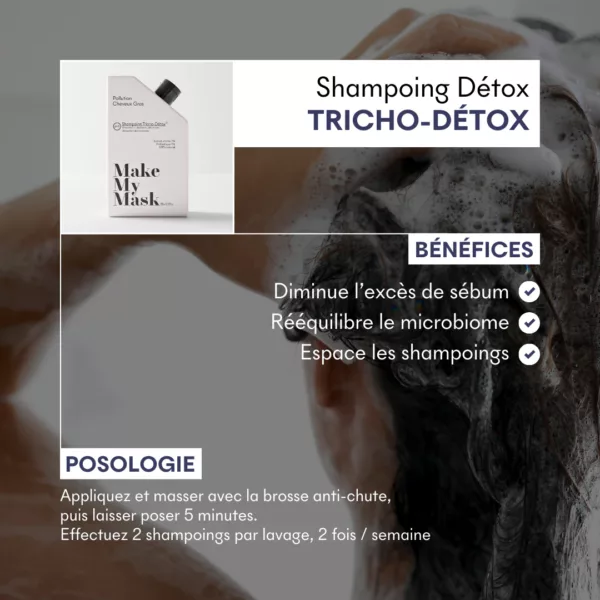 Shampoing cheveux gras Tricho-Détox pH5 – Image 4