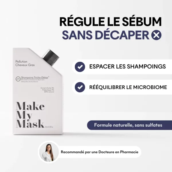 Shampoing cheveux gras Tricho-Détox pH5 – Image 9