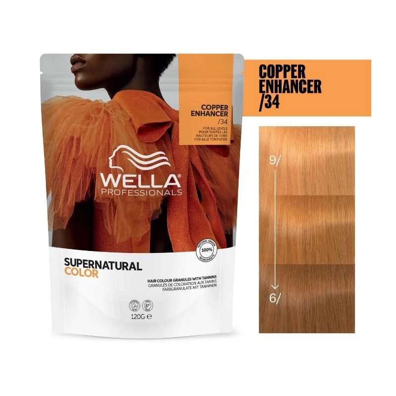 Coloration naturelle Supernatural Color Doré Cuivré /34 Wella 120g – Image 2