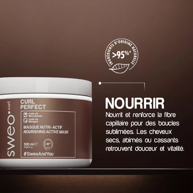 Masque nutri-actif cheveux bouclés Curl Perfect Sweo.Curl – Image 3