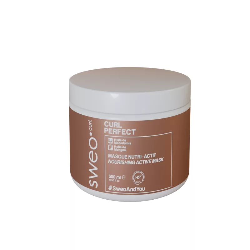 Masque nutri-actif cheveux bouclés Curl Perfect Sweo.Curl